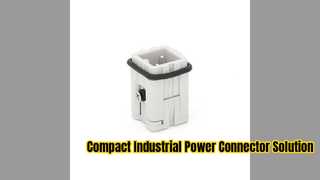 Connettore industriale compatto per cablaggio salvaspazio